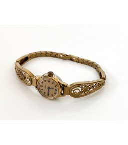 Vintage style gold watch